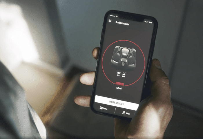 Automower Connect App from Husqvarna on Apple Android